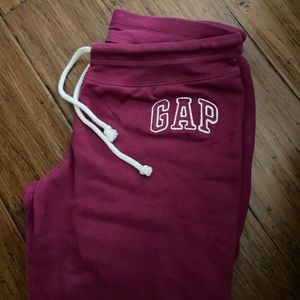 Maroon Sweat Pants, Joggers